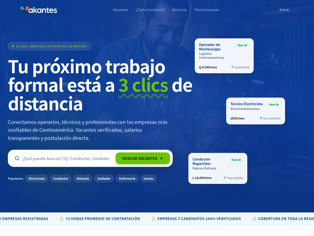 VAKANTES.io screenshot VAKANTES.io website screenshot