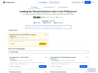 VA Workers PH platform preview VA Workers PH platform preview