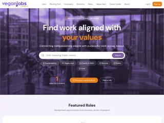 Vegan Jobs Ireland screenshot preview Vegan Jobs Ireland screenshot preview