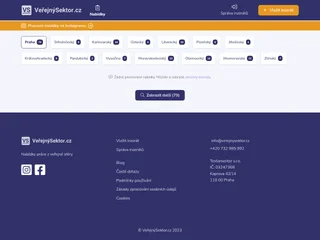 VeřejnýSektor.cz platform preview VeřejnýSektor.cz platform preview