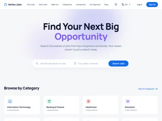 Vertex Jobs screenshot preview Vertex Jobs screenshot preview
