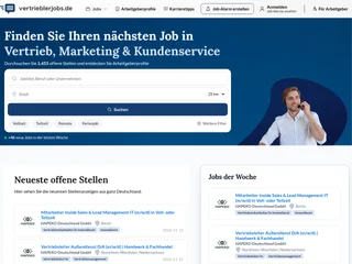Vertrieblerjobs platform preview