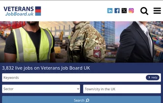 Veterans Job Board UK screenshot preview