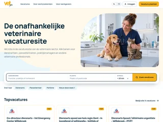 VetJobs platform preview