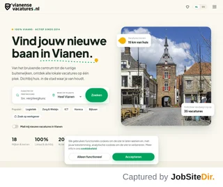 Vianensevacatures.nl platform preview Vianensevacatures.nl platform preview