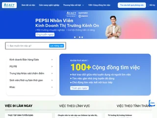 Vieclam.Acacy platform preview Vieclam.Acacy platform preview