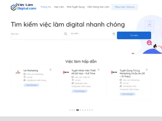 Vieclamdigital.com platform preview Vieclamdigital.com platform preview