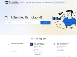 Vieclamgiaovien.net platform preview