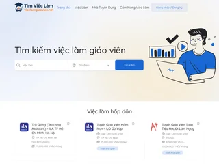 Vieclamgiaovien.net screenshot preview