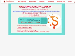 vieclamhanoi.com platform preview