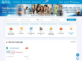 Việc Làm Toàn Quốc platform preview
