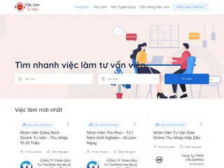 Vieclamtuvanvien.com platform preview