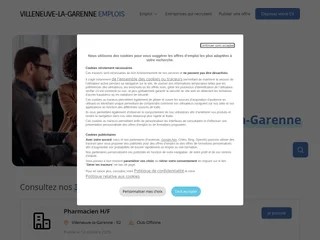 Villeneuve-la-Garenne Emplois platform preview Villeneuve-la-Garenne Emplois platform preview