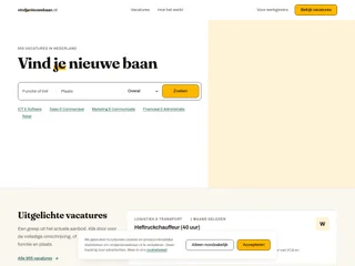 vindjenieuwebaan.nl screenshot preview vindjenieuwebaan.nl screenshot preview
