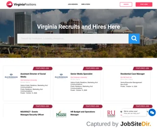 VirginiaPositions.com platform preview VirginiaPositions.com platform preview