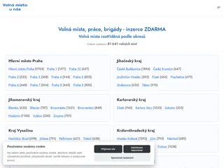 Volná místa v ČR platform preview Volná místa v ČR platform preview