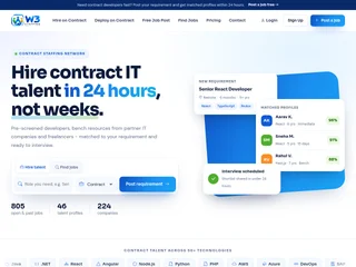 W3 Staffing platform preview W3 Staffing platform preview