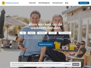 Waddenvacatures platform preview Waddenvacatures platform preview