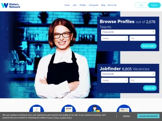 Waiters Network screenshot preview Waiters Network screenshot preview