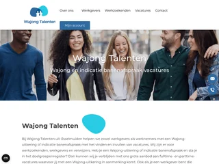 Wajong Talenten platform preview Wajong Talenten platform preview