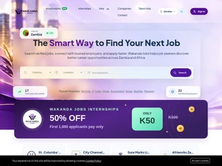 Wakanda Jobs platform preview