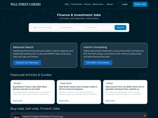 Wall Street Careers screenshot preview Wall Street Careers screenshot preview