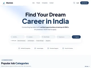 WantJob platform preview WantJob platform preview