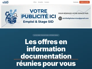 Emplois & Stages SID screenshot preview