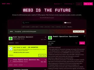 Web3 Career platform preview Web3 Career platform preview