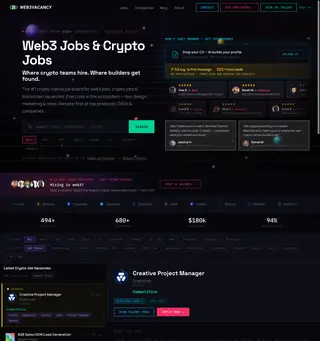Web3Vacancy platform preview