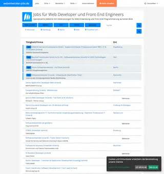webentwickler-jobs.de platform preview
