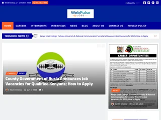 WebPulse Jobs platform preview