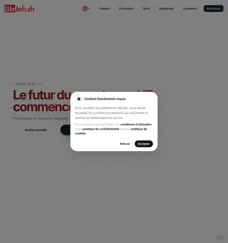 WeJob platform preview