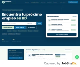 We Recruit DR platform preview
