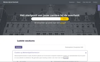 Werken bij de Overheid screenshot preview