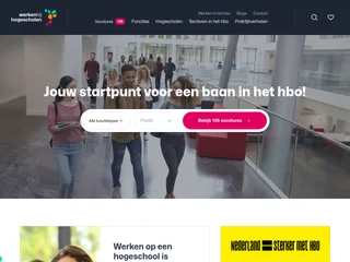 Werken bij Hogescholen screenshot preview