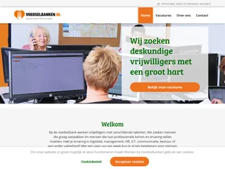 Werken bij Voedselbanken platform preview