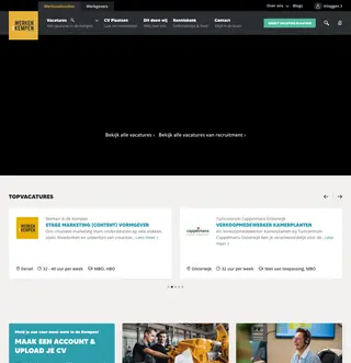 Werken in de Kempen platform preview