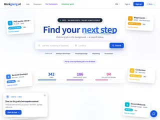 Werkgierig.nl platform preview
