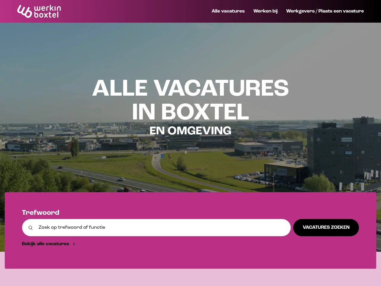 WerkinBoxtel.nl screenshot WerkinBoxtel.nl job board platform screenshot showing job search interface