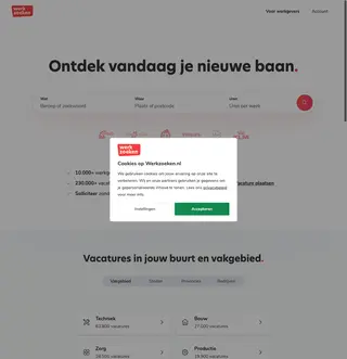 Werkzoeken.nl platform preview