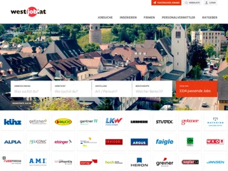 westjob.at screenshot preview