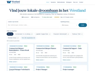 Westland Werving & Selectie screenshot preview
