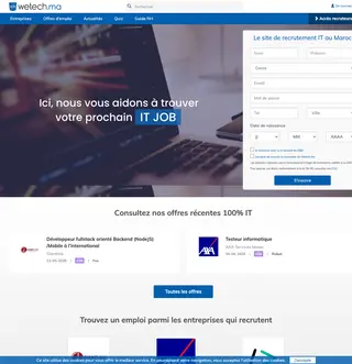 wetech.ma platform preview