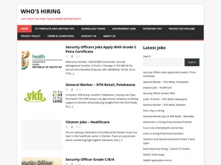 Who's Hiring screenshot preview