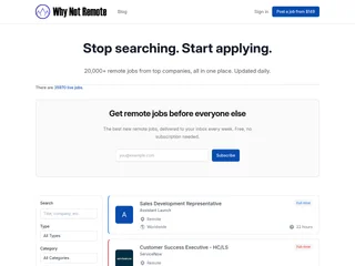 Why Not Remote platform preview Why Not Remote platform preview