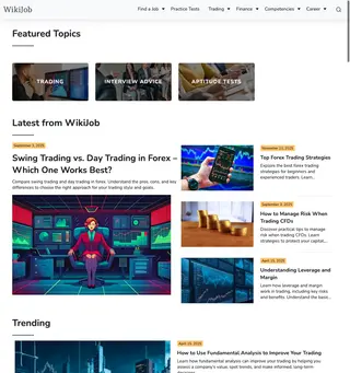wikijob.co.uk platform preview