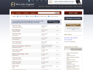 Wine Jobs England screenshot preview