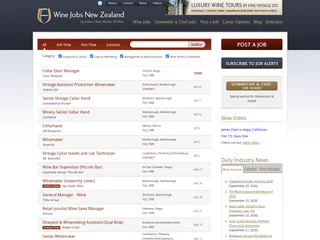 Wine Jobs New Zealand screenshot preview Wine Jobs New Zealand screenshot preview