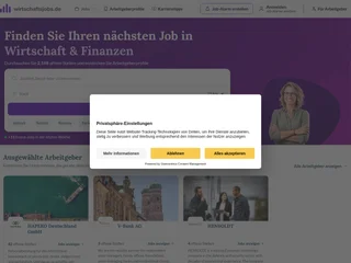 Wirtschaftsjobs platform preview Wirtschaftsjobs platform preview